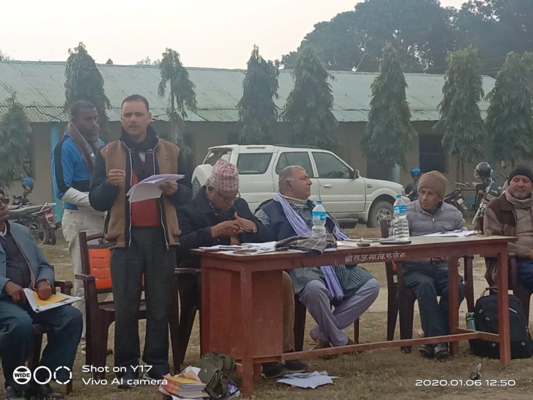 सर्लाहीके रामनगरमे बज्जिका भाषाके इतिहास लेखनके अभिमुखीकरण गोष्ठी सम्पन्न