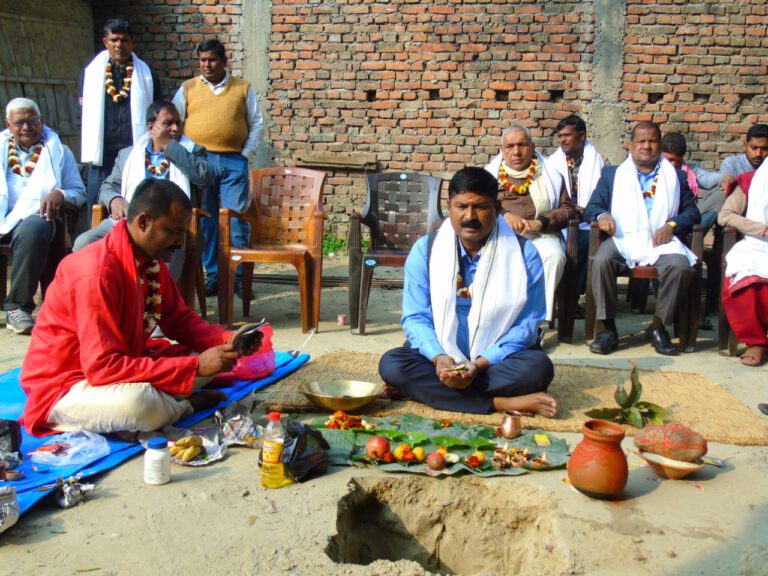 मेयर गुप्ताद्वारा गौरमा बल्ड बैंकको सिलान्यास
