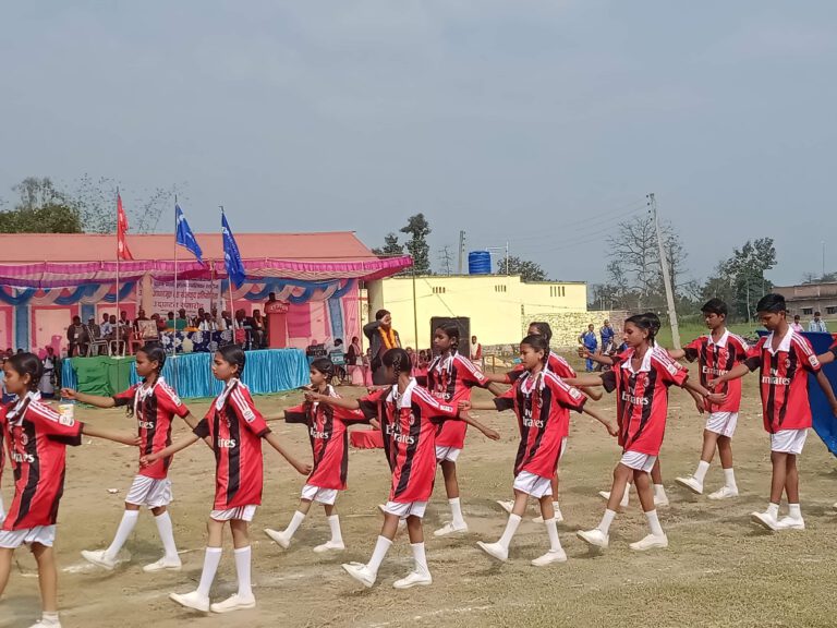 प्रथम प्रतापपुर गाउपालिका स्तरिय अन्तर आधारभूत तह खेलकुद प्रतियोगिता शुरु