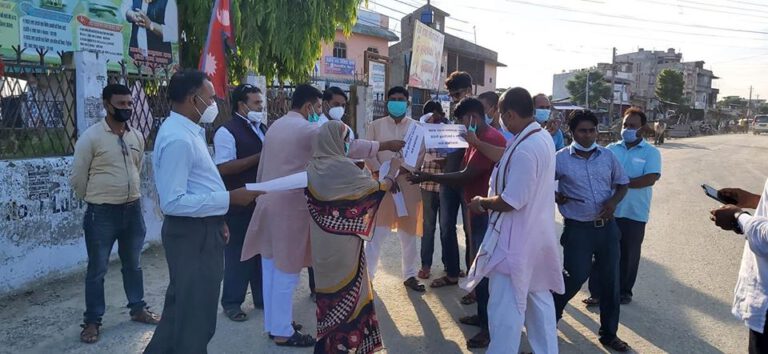 मधेश विराेधी नागरिकता सम्बन्धी निर्णयको नेपाली काग्रेस र जसपा नेपालले गाैरमा गरे विरोध