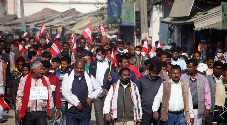 रौतहटको चार वटै निर्वाचन क्षेत्रमा नेपाली कांग्रेसकाे विरोध प्रदर्शन