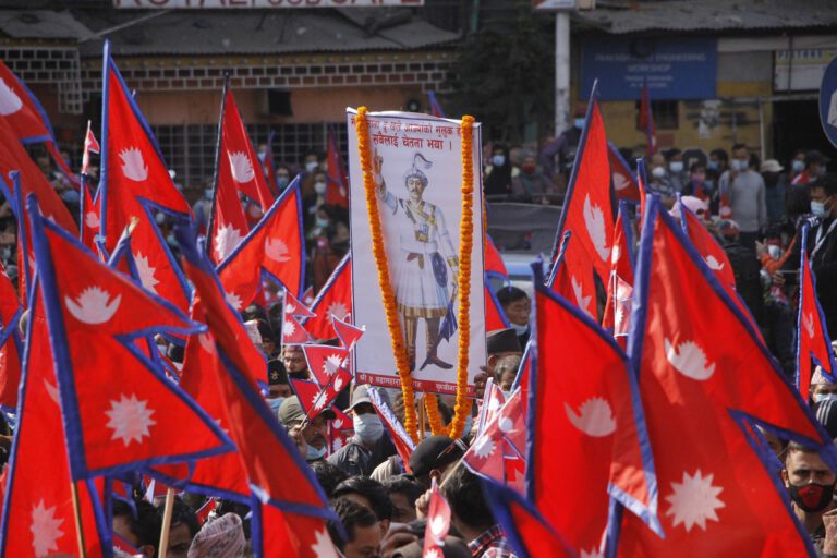 राजतन्त्रको पक्षमा काठमाडौंमा विशाल प्रदर्शन