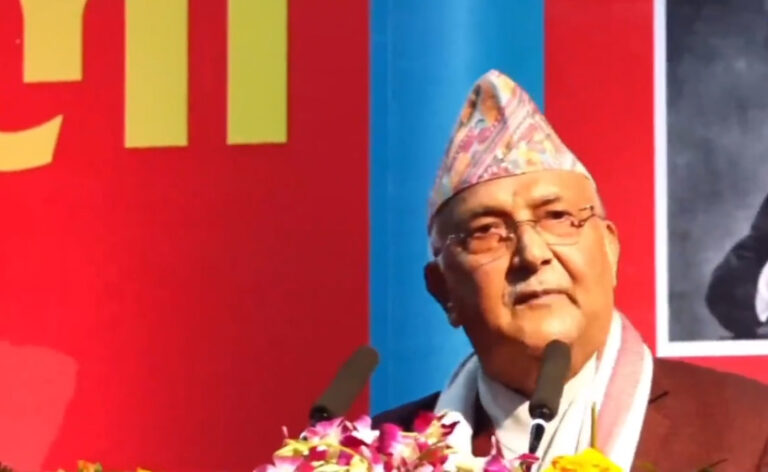 प्रचण्ड–नेपालले दावी गरे अनुसार बहुमत पुष्टि भएको छैन : प्रधानमन्त्री ओली