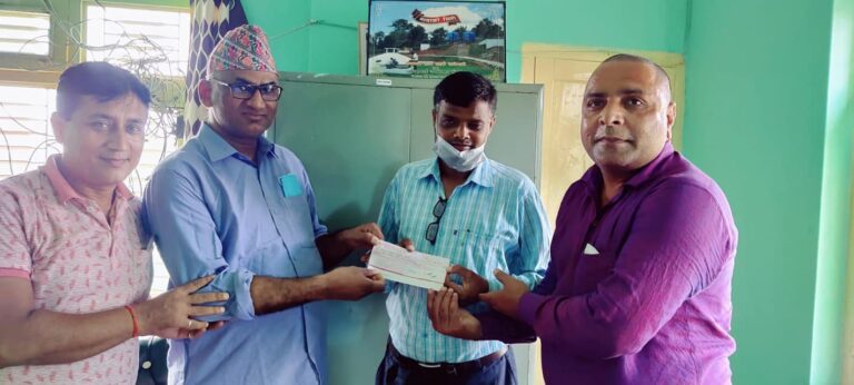 आरडीसीले गरे पत्रकार पटेललाइ उपचारको लागि सहयोग