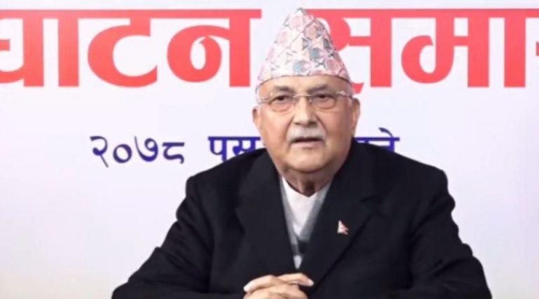 आगामी निर्वाचनमा एमाले एक्लै चुनौतीको सामना गर्न तयार -ओली