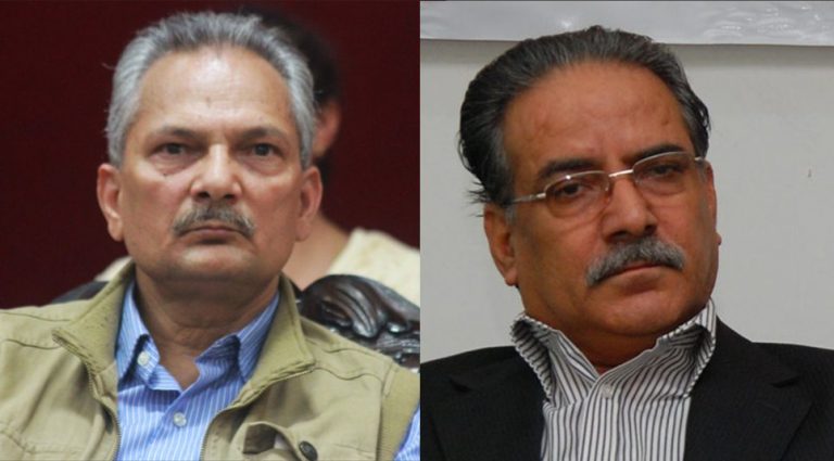 प्रचण्ड र भट्राइबीच एकै चुनाब चिन्हमा चुनाब लड्ने सहमति