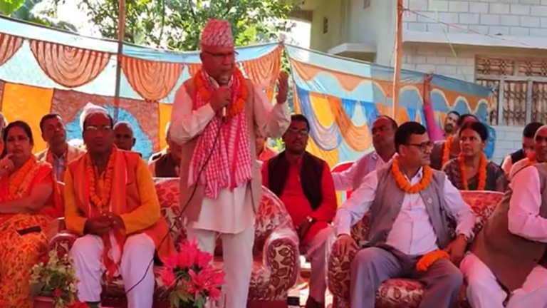 जय मातृभुमी भन्दै माधव नेपालले गरे समृद्धताको प्रतिवद्धता