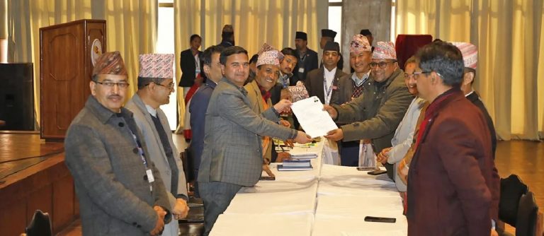 नेपाली कांग्रेसबाट यादवकाे उपसभामुख पदमा उम्मेदवारी दर्ता