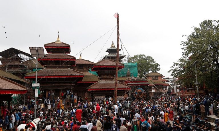 काठमाडौँ उपत्यकामा आज इन्द्रजात्रा पर्व मनाइँदै