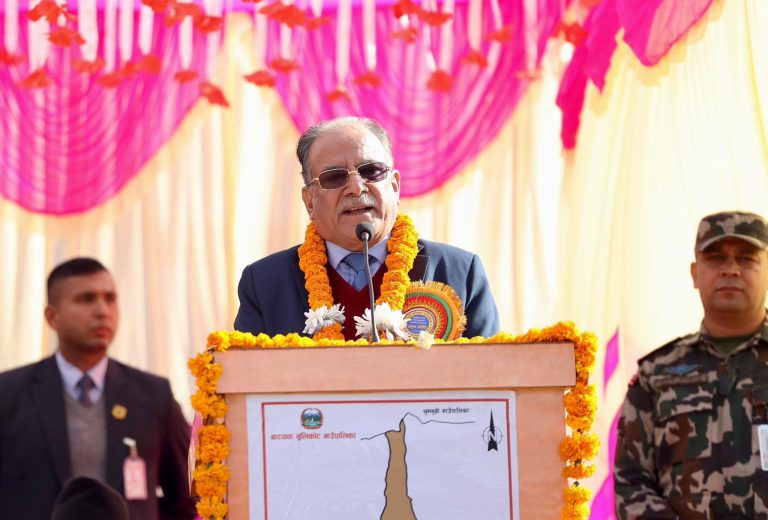 जनतालाई भ्रमित पार्न गणतन्त्र विरोधीले षडयन्त्र गरिरहेका छन्ः प्रधानमन्त्री प्रचण्ड