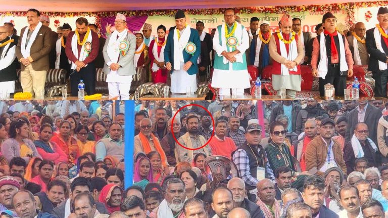 कांग्रेसको मधेस प्रदेश सम्मेलन सुरु, निधि बसे दर्शकदीर्घामा