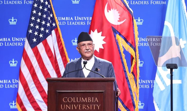 युवालाई राष्ट्र निर्माणमा एकजुट हुन प्रधानमन्त्री ओलीकाे आग्रह